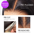 PreMax Wigs - Super Natural Hairline Silky Blunt Cut Bob Glueless 5x5 Closure Lace Wig