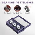 Luvme Self-Adhesive Eyelashes, No Glue Needed, 3-in-1 Multi-Style Pack