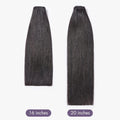 Luvme Too Easy Texture™ Silky Straight / Body Wave / Yaki Straight / Messy Curl / Kinky Curly Invisible Edge Clip in Hair Extensions Human Hair 110g 6pcs with Free Gift