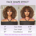 New Customers Only | Beginner Friendly Water Wave Minimalist Lace Glueless Short Curly Wig with Bangs