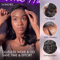Effortlessly Chic Layered Haircut Wavy Glueless HD Minimalist Lace Short Wig