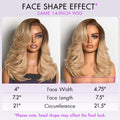 Crazy Wednesday | Ombre Blonde Blow Out Layered Cut Wavy Glueless HD Minimalist Lace Wig