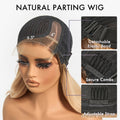 Crazy Wednesday | Ombre Blonde Blow Out Layered Cut Wavy Glueless HD Minimalist Lace Wig