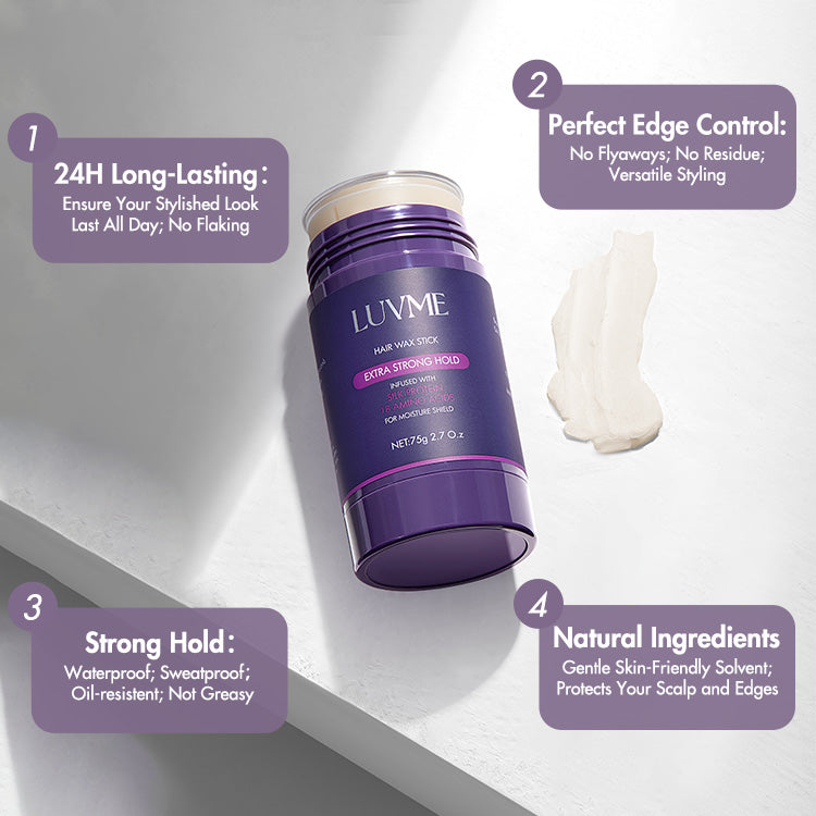 US Only | 24H Long Lasting Duo | Wax Stick+Edge Control