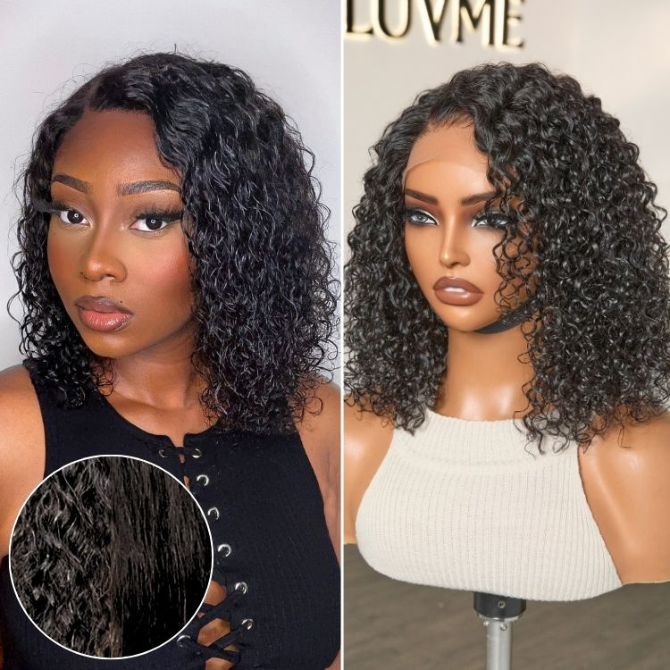 Weekly Special | Wet and Wavy 5x5 Closure Pre-Cut Lace Water Wave Wig Glueless Side Part Human Hair Wig Breathable Cap