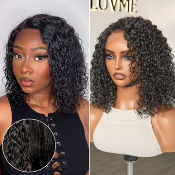 Weekly Special | Wet and Wavy 5x5 Closure Pre-Cut Lace Water Wave Wig Glueless Side Part Human Hair Wig Breathable Cap
