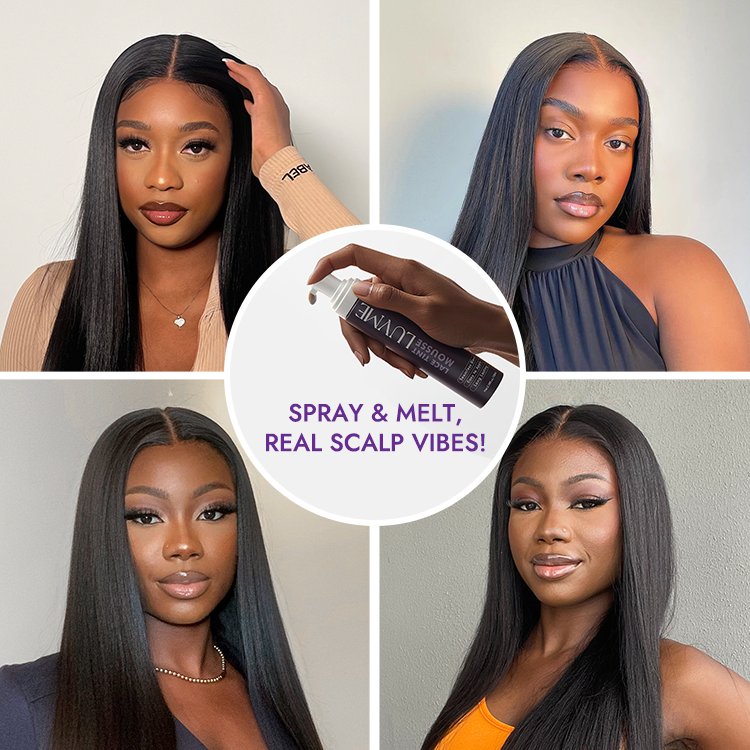 US Only - 1pc Dark Brown Lace Tint Mousse for Wig Melt
