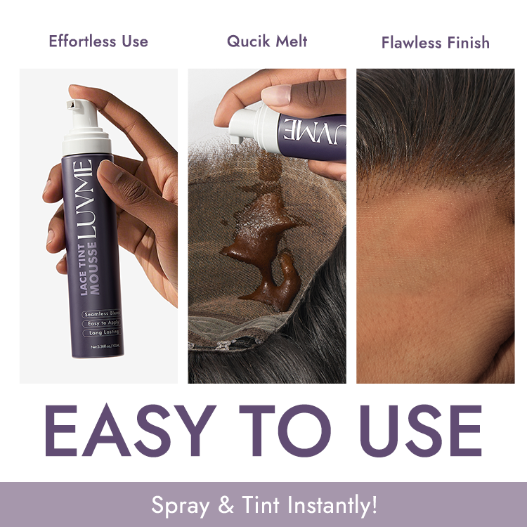 US Only - 1pc Dark Brown Lace Tint Mousse for Wig Melt | Add-on Item