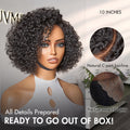 Crazy Wednesday | Trendy Short Cut Curly Minimalist HD Lace Glueless Side Part Wig 100% Human Hair