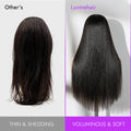 Luvme Too Easy Texture™ Wig 180% Density Yaki Straight Glueless Headband Wig Flexi-Fit Drawstring (Get Free Trendy Headbands)
