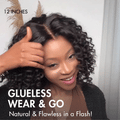 Special Deal | Natural Black Deep Curly Glueless 5x5 Closure Pre-Cut Lace Wig Breathable Cap