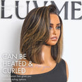 Luvme All-Day Comfort™ Wig Brown Highlight Blunt Cut Bob Glueless Minimalist HD Lace Wig Pre-Cut Lace