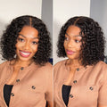 Special Deal | Natural Black Deep Curly Glueless 5x5 Closure Pre-Cut Lace Wig Breathable Cap