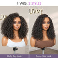 180% Density Face-Framing Trendy Curly Wig Glueless Ear-to-ear Wide T Lace Front Wig Human Hair Pre-Cut Lace