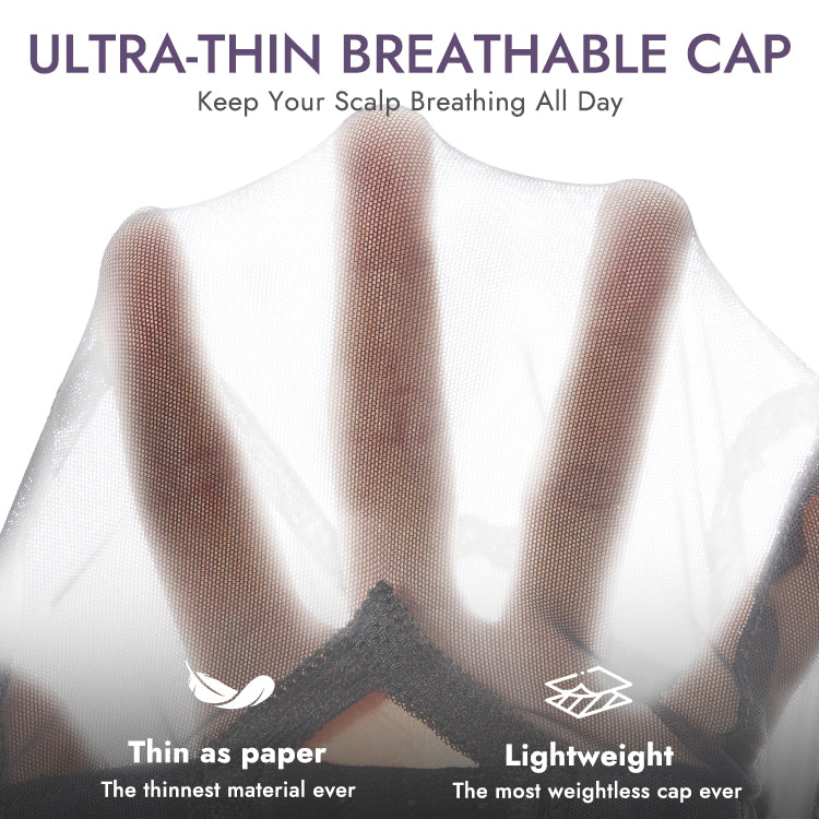 Luvme Too Easy Texture™ 180% Density Yaki Straight Glueless V Part Flexi-Fit Drawstring Wig Beginner Friendly