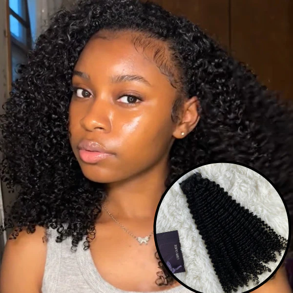 Exclusive Sale | Kinky Curly Clip in Hair Extensions 135g (7pcs/9pcs) with Free Gift