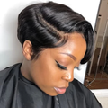 Exclusive Sale | Mature Boss Style Affordable Pre-styled Short Pixie Cut Glueless HD Lace Wig Pre-Cut Lace