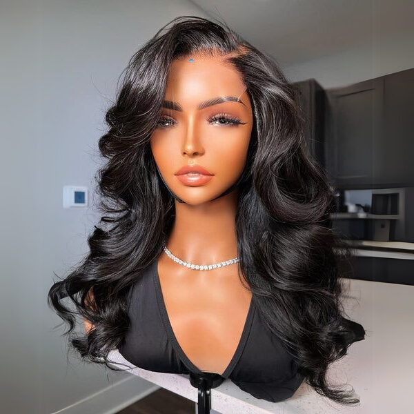 Exclusive Sale | PreMax Wigs - Luvme Hair Body Wave / Straight Glueless 13x4 Frontal Lace Long Wig Pre-Cut Lace