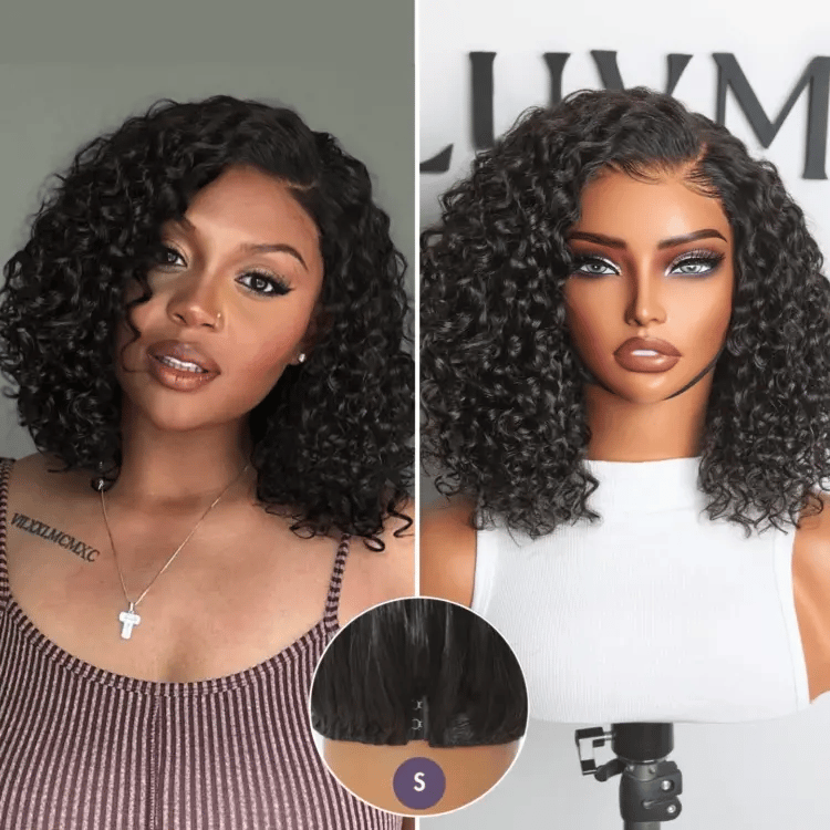 Weekly Special | Luvme All-Day Comfort™ Wig Deep Wave Glueless Minimalist HD Lace Human Hair Curly Wig Pre-Cut Lace