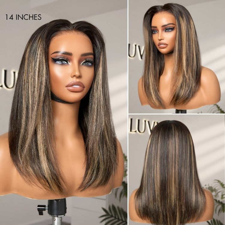 48H Delivery | PreMax Wigs | Super Natural Hairline Silky Straight Glueless 13x4 Frontal Lace Wig Human Hair Pre-Cut Lace -US ONLY