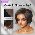 New Customers Only | Affordable Pixie Cut Minimalist HD Lace Glueless Wig Pre-Cut Lace