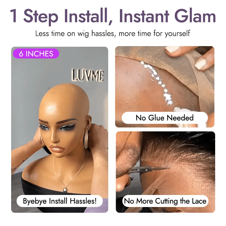 New Customers Only | Affordable Pixie Cut Minimalist HD Lace Glueless Wig Pre-Cut Lace