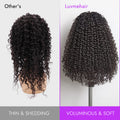 Luvme Too Easy Texture™ 180% Density Messy Burmese Curly Half Wig Glueless Flexi-Fit Drawstring Wig Beginner Friendly