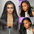 Weekly Special | PreMax Wigs - Nature Max Yaki Straight Ear-to-ear 13x6 Frontal HD Lace Glueless Wig 100% Human Hair