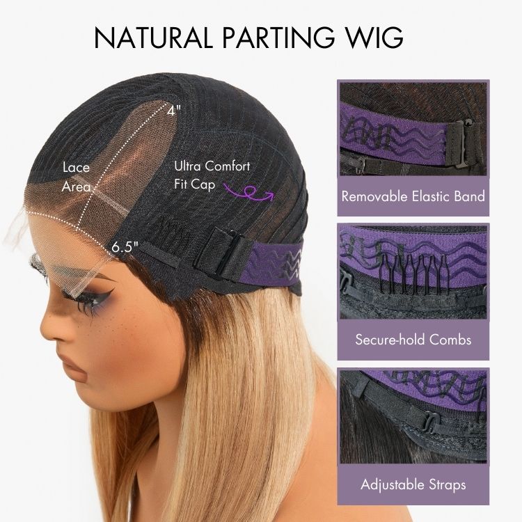 New Customers Only | Effortlessly Chic Layered Haircut Wavy Glueless HD Minimalist Lace Short Wig