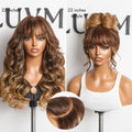 Luvme All-Day Comfort™ Wig 180% Density Loose Body Wave Glueless 7x6 Closure HD Lace Human Hair Wig with Bangs Pre-Cut Lace