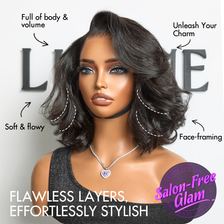 Crazy Wednesday | PreMax Loose Body Wave Short Bob Wig Glueless 13x4 Frontal Lace Human Hair Wig Pre-Cut Lace