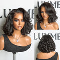 PreMax Loose Body Wave Short Bob Wig Glueless 13x4 Frontal Lace Human Hair Wig Pre-Cut Lace