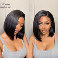 Luvme All-Day Comfort™ Wig Silky Blunt Cut Bob Glueless 7x6 Closure HD Lace Wig Pre-Cut Lace
