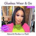 Glueless 4x4 Closure Undetectable HD Lace Bob Wig 100% Human Hair | Pre-bleached Knots
