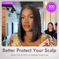 VIP DAY ONLY | 12 Inches  Glueless 4x4 Closure Undetectable HD Lace Bob Wig 100% Human Hair | Pre-bleached Knots