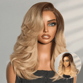 Shake Shape™ | Effortlessly Chic Layered Haircut Wavy Glueless HD Minimalist Lace Short Wig