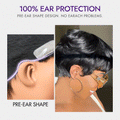 Throw On & Go Short Cut with Bangs Wig Ultra Comfort Cotton Cap Glueless Wig Hair Loss Friendly