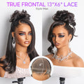 NatureMAX™ 200% / 250% Density Loose Wave Glueless 13x6 HD Lace Front Wig Human Hair Pre-Cut Lace Flexi-Fit Drawstring Cap