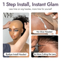 Beginner Friendly Throw On & Go Short Bouncy Curls with Bangs Glueless Wig 100% Human Hair - US Only