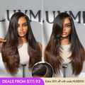 New Customers Only | Luvme All-Day Comfort™ Wig Layered Light Yaki Straight / Loose Body Wave Glueless 7x6 Closure HD Lace Human Hair Wig Pre-Cut Lace