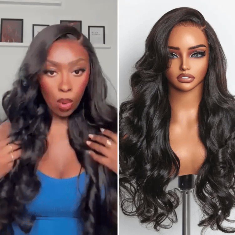 Luvme All-Day Comfort™ Wig 180% Density Layered Loose Body Wave Glueless 7x6 Closure HD Lace Human Hair Long Wig Pre-Cut Lace