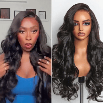 Luvme All-Day Comfort™ Wig 180% Density Layered Loose Body Wave Glueless 7x6 Closure HD Lace Human Hair Long Wig Pre-Cut Lace