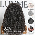 PreMax Wigs Knotless Fulani Braids Deep Wave Glueless Ear-to-ear 13x6 Frontal HD Lace Wig Human Hair Flexi-Fit Drawstring Cap