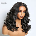 Jet Black Loose Body Wave Glueless 5x5 Closure Lace Wig 100% Human Hair