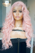 HD LACE 13x6 26” Heat Resistant Synthetic Blend Wig - PINKY