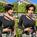 Exclusive Sale | Mature Boss Style Affordable Pre-styled Short Pixie Cut Glueless HD Lace Wig Pre-Cut Lace