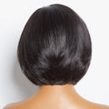 VIP DAY ONLY | 8 Inches Mature Boss Pixie Cut with Swept Bangs Glueless Minimalist HD Lace Bob Wig  -US Only