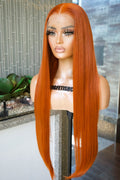 HD LACE 13x6 PREMIUM FIBER 30” WIG- Unit GINGER (PRE ORDER)