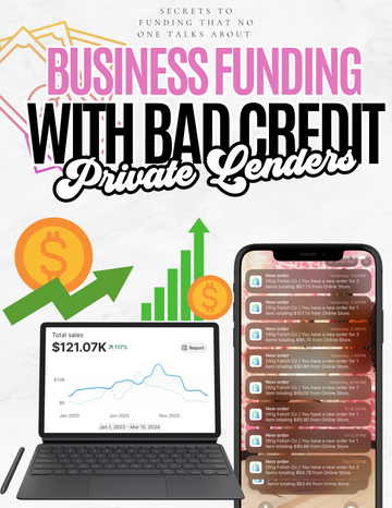 How to get business funding with BAD credit the secret NO ONE is sharing. (STEP BY STEP) with access to private lenders that will fund you up to $20,000