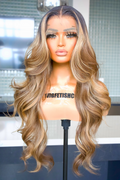 HD TRANSPARENT 13x6 PREMIUM FIBER HEAT RESISTANT 26” SYNTHETIC BLEND WIG- ELLA